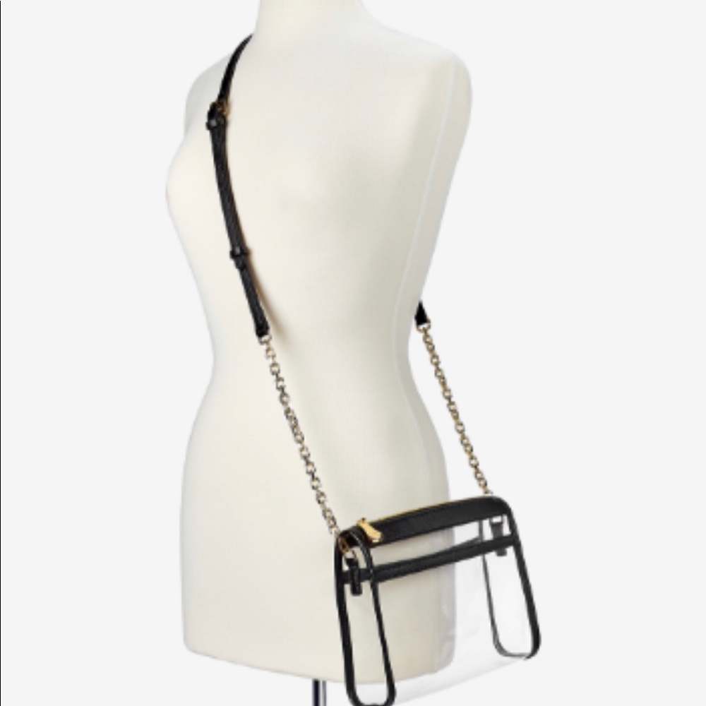 GiGi NY Leigh Anne Clear PVC Crossbody